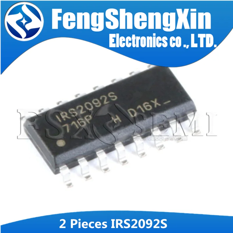 Цифровой усилитель мощности IRS2092STRPBF IRS2092S SOP 16 IRS2092 2 шт.|chip power|chip amplifier |