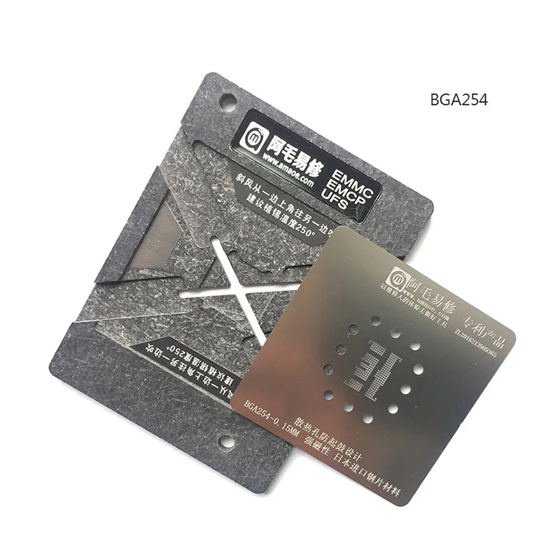 EMMC EMCP UFS реболлинговая платформа BGA153 BGA162 BGA169BGA254 трафаретная Заводская Оловянная