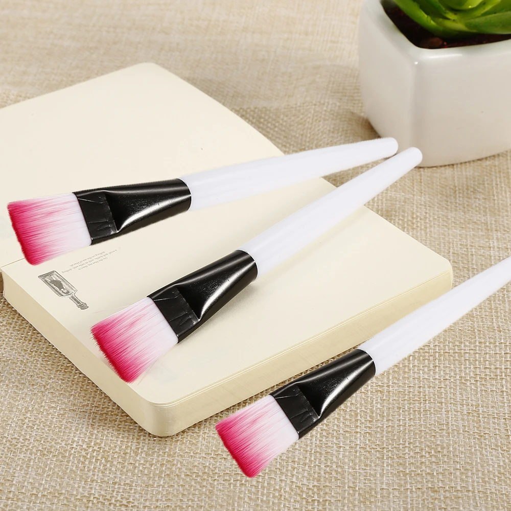 3pcs 1~ 5 шт. кисти маска для лица макияж для ухода за кожей кисточка для нанесения маски кисть для нанесения маски косметическая маска для лица для смешивания скрывающий порошок щеткой TSLM1 - Handle Color: 3pcs