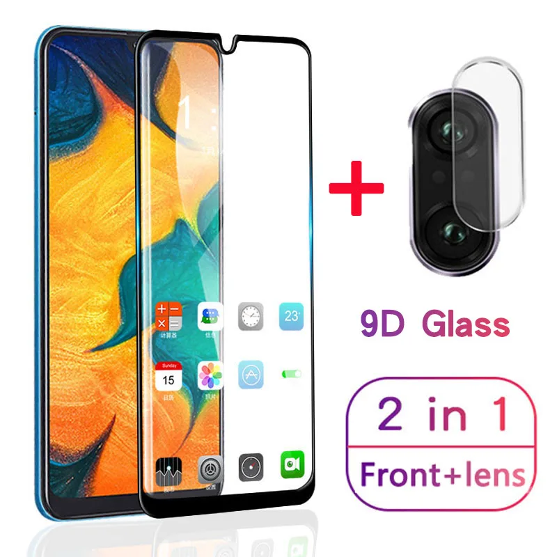 Закаленное стекло 9D для Samsung Galaxy A50 A20 A30 A40 A10 защитная пленка экрана камеры на A 50 20