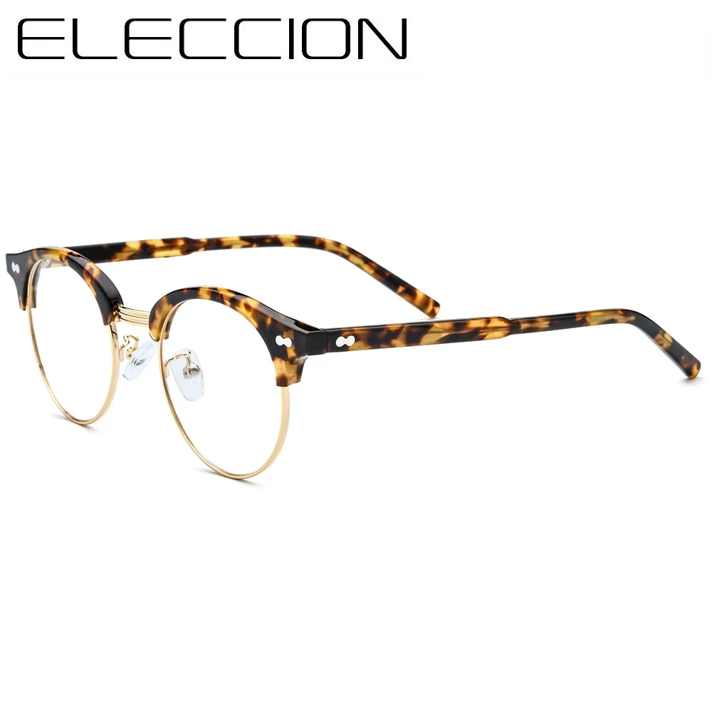 Новинка 2020 винтажные круглые оправы для бровей оптические очки близорукости по