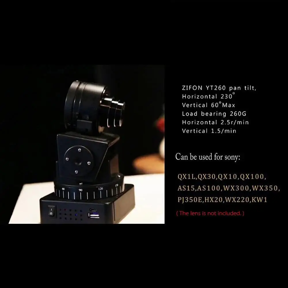 Пульт дистанционного управления моторизованный Pan Tilt для экстремальной камеры