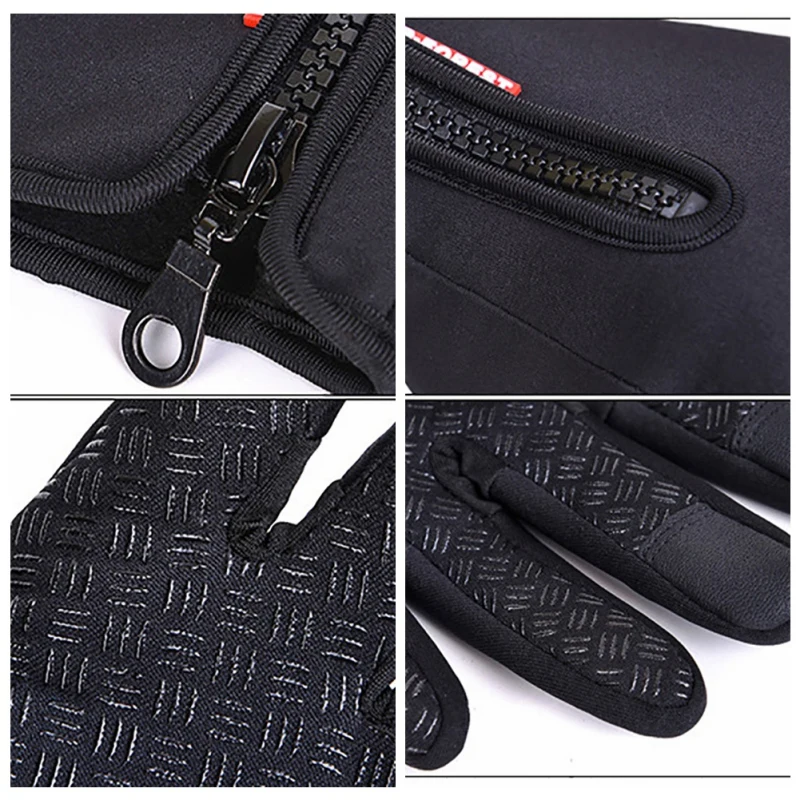 Зимние перчатки onductive ветрозащитные водонепроницаемые термоперчатки для