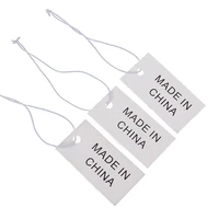 hanging made in china paper card clothing tags and labels for clothes hat gloves