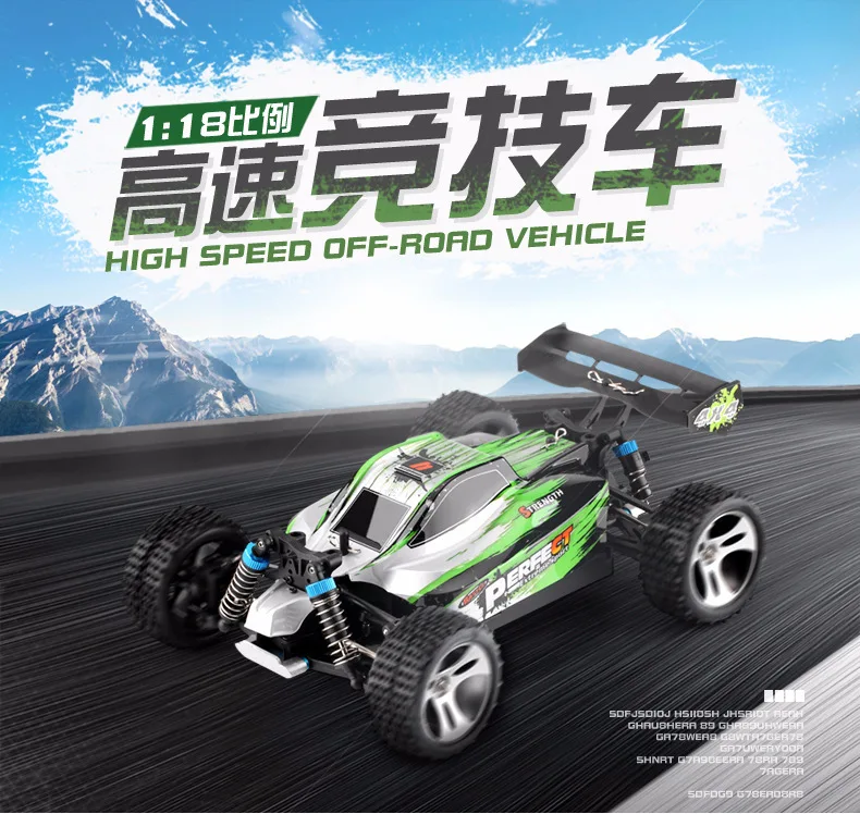 WLtoys высокоскоростной автомобиль 4WD A959 2 4G 4CH вал привода RC трюки гоночный с