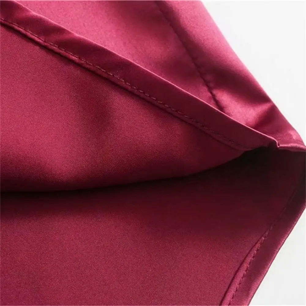 

Ma & Du Women's 2020 Spring New Wild Lapel Long Sleeve Topline Design Flowy Women's Long Sleeve Solid Color Shirt