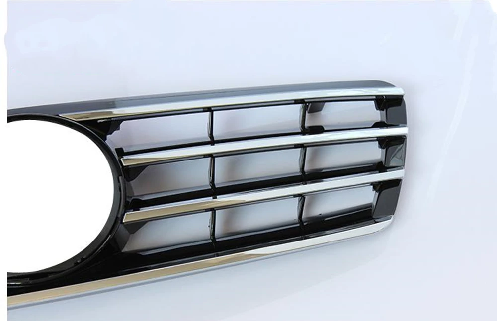 Решетка для переднего бампера автомобиля 4 контакта Benz W203 глянцевая черная