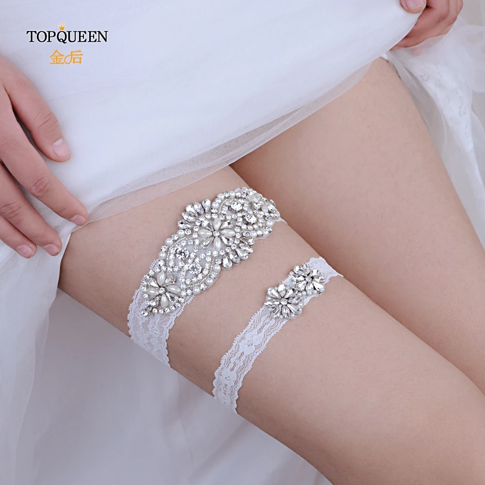 TOPQUEEN Подвязки для невесты пояс подвязки модные мягкие сексуальные женские