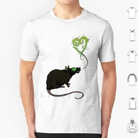 radioactive rat t shirt diy 100 cotton 6xl rat rodent gas mask plague rat radioactive