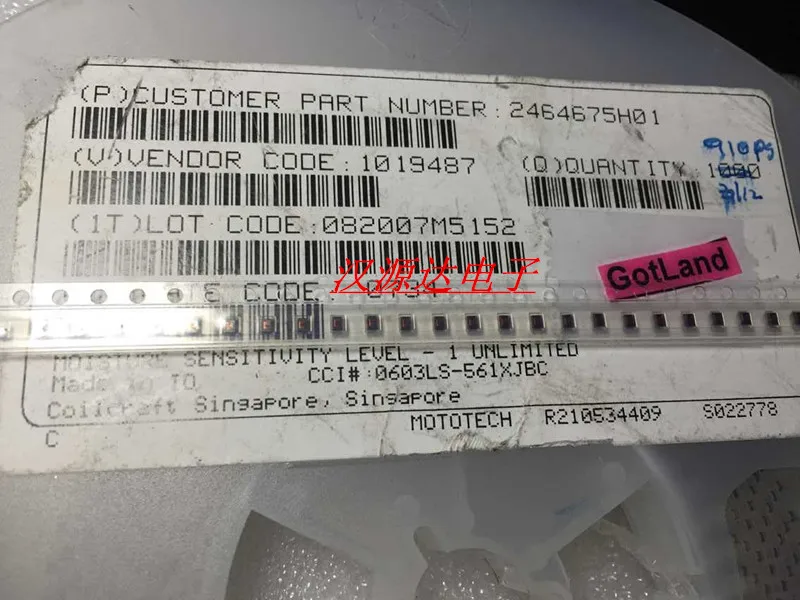 0603LS 561XJBC 560NH 0.56UH 0.55A 0603 SMD 0 56 uH ферритовый сердечник индуктор общего назначения