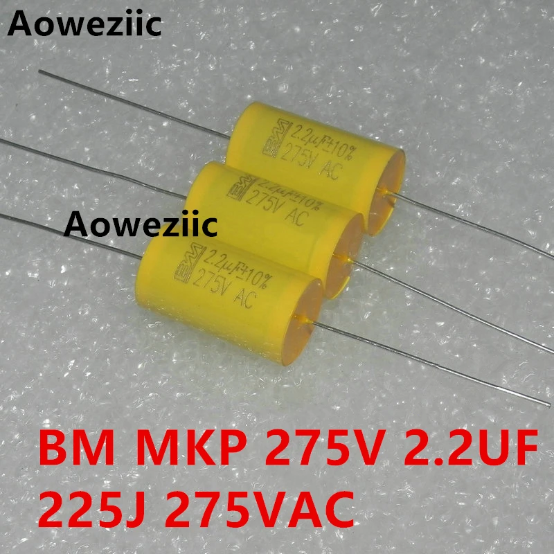10 шт./лот CBB20 BM MKP 275V2.2UF 225J 275VAC 2 мкФ Металлизированный Полипропиленовый пленочный