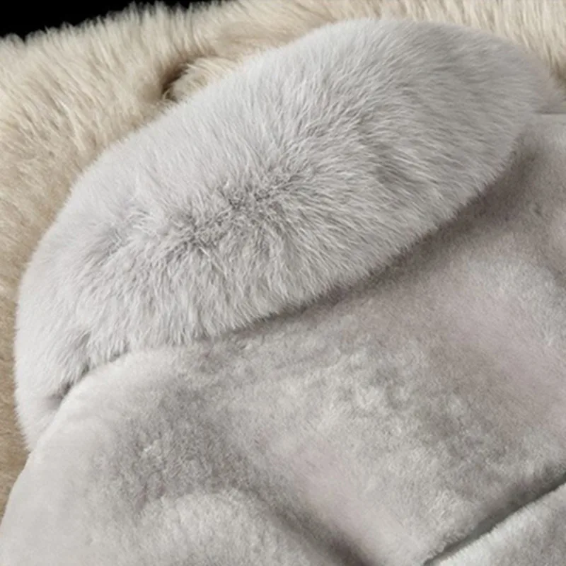 Женская длинная куртка из искусственного меха большой размер 5XL новинка 2021