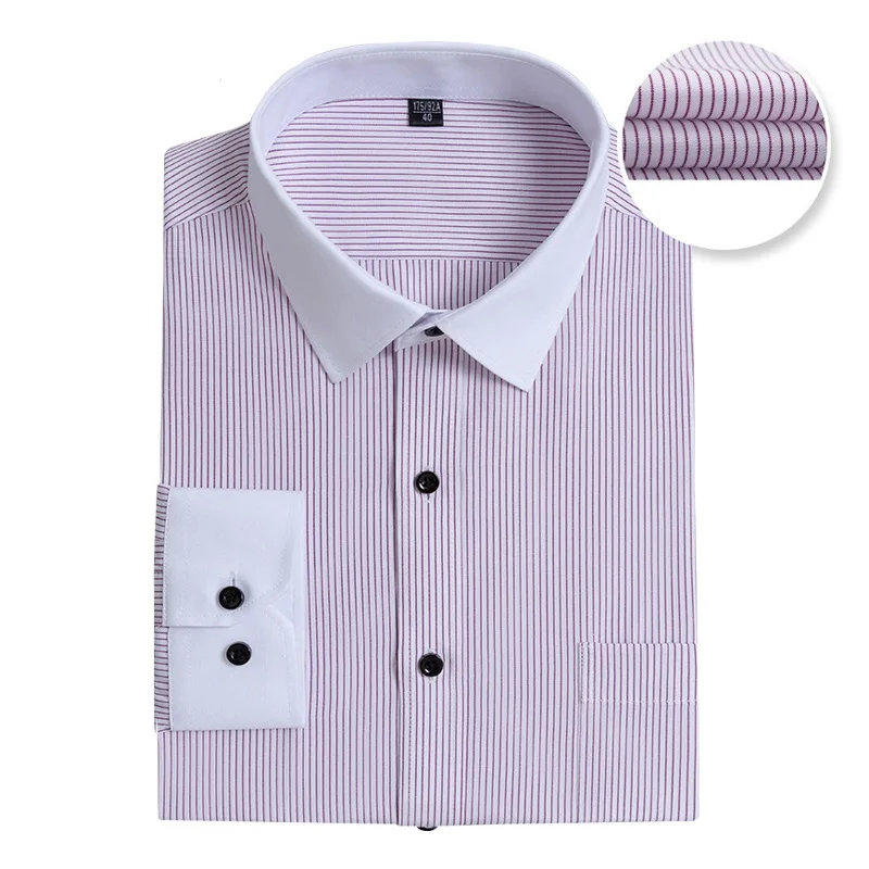 Мужская рубашка с длинным рукавом DAVYDAISY Повседневная большого размера 8Xl 7XL 6XL 5XL