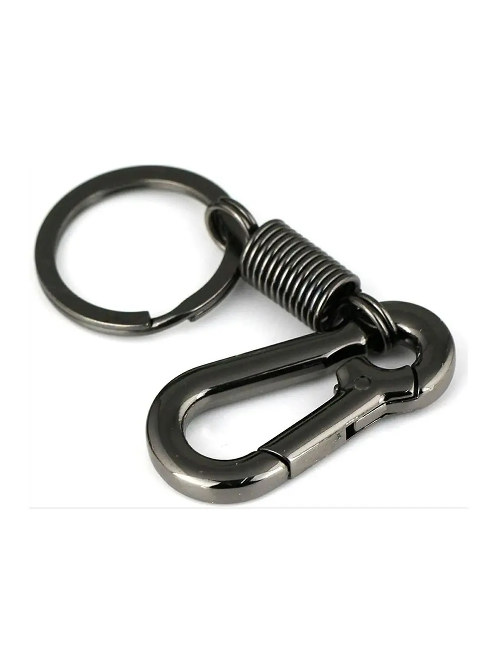 

1pc Metal Zinc Alloy Key Clip Keychain Key Storage Equipment Simple Retro Style Strong Chrome-plated Carabiner for Men