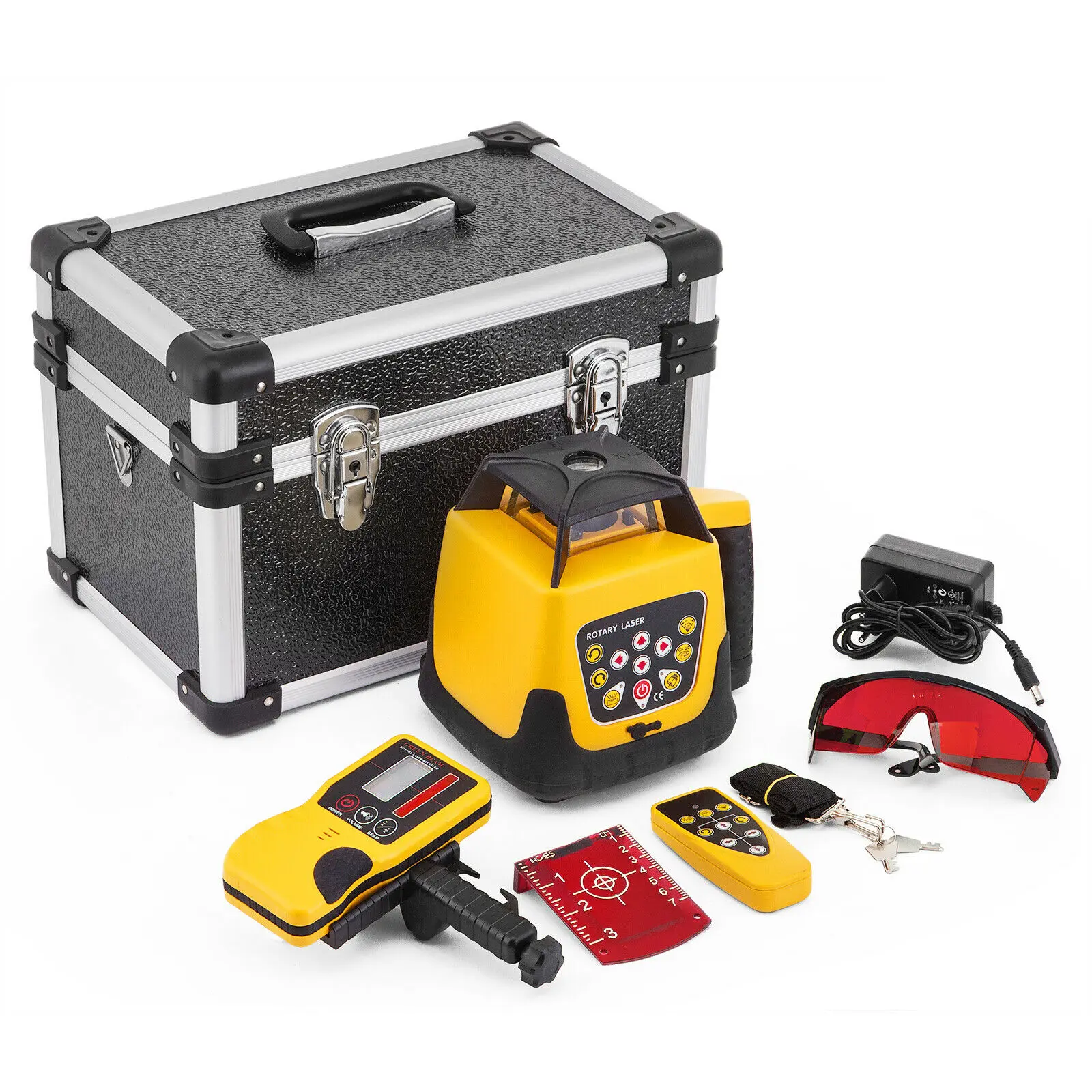 

Laser Level Rotary 500m Red Beam Laser Level Kit 360 Rotary Laser Level construction EU Shipping No Customs Fees