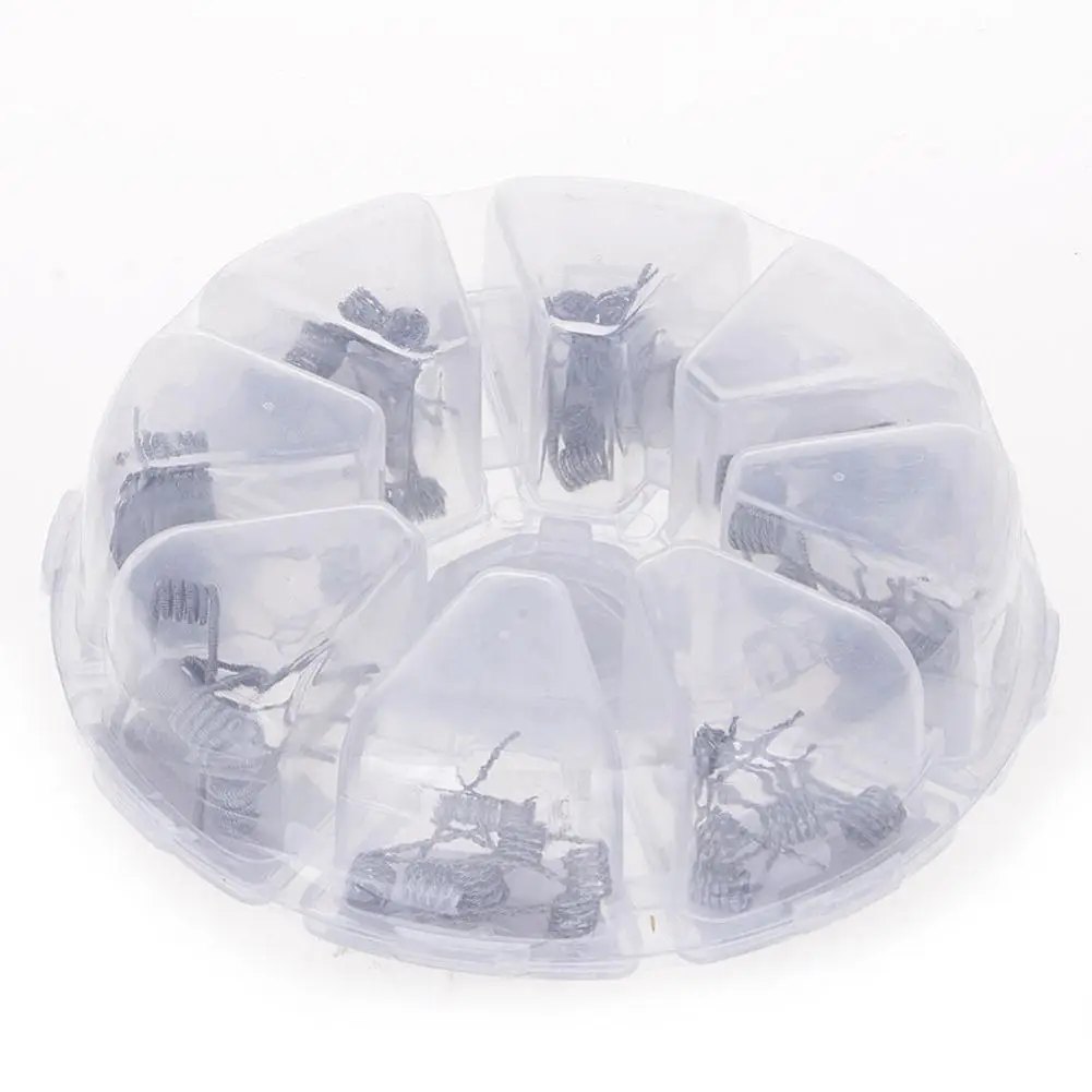 48X предварительно построенные катушки Alien полушахматный Clapton витой плавленый Hive