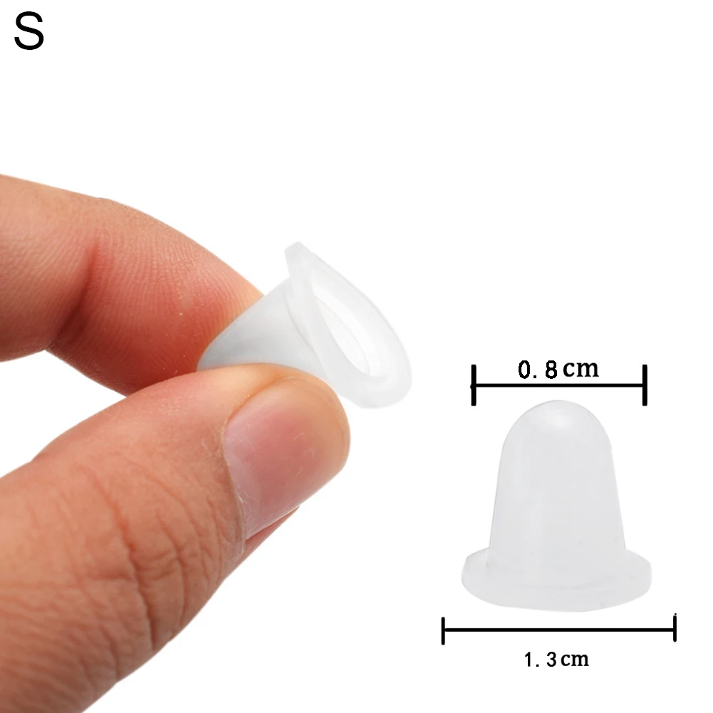 Мягкий силиконовый держатель для чернил 100 шт. чашки полуперманентного макияжа и