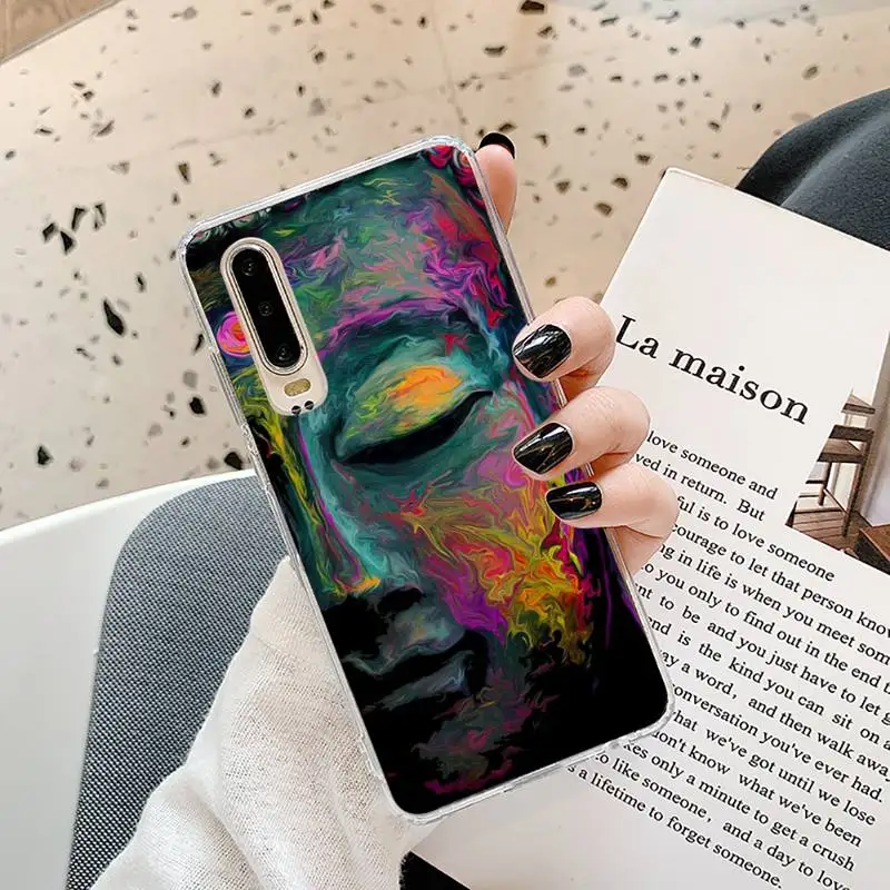 

Shakyamuni Buddhism Phone Case Transparent for Samsung A71 S9 10 20 HUAWEI p30 40 honor 10i 8x xiaomi note 8 Pro 10t 11