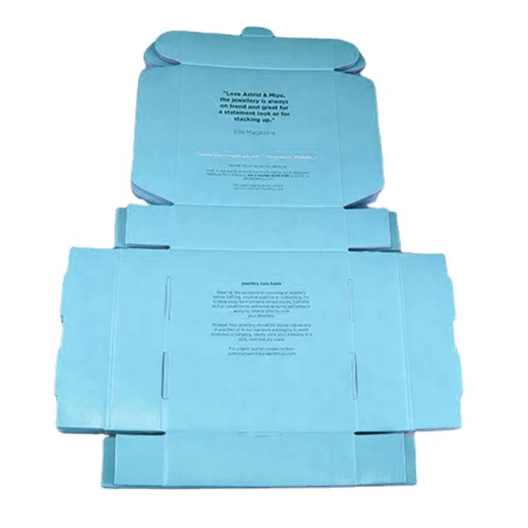 Пользовательские печатные уникальные почтовые гофрированные коробки для ухода