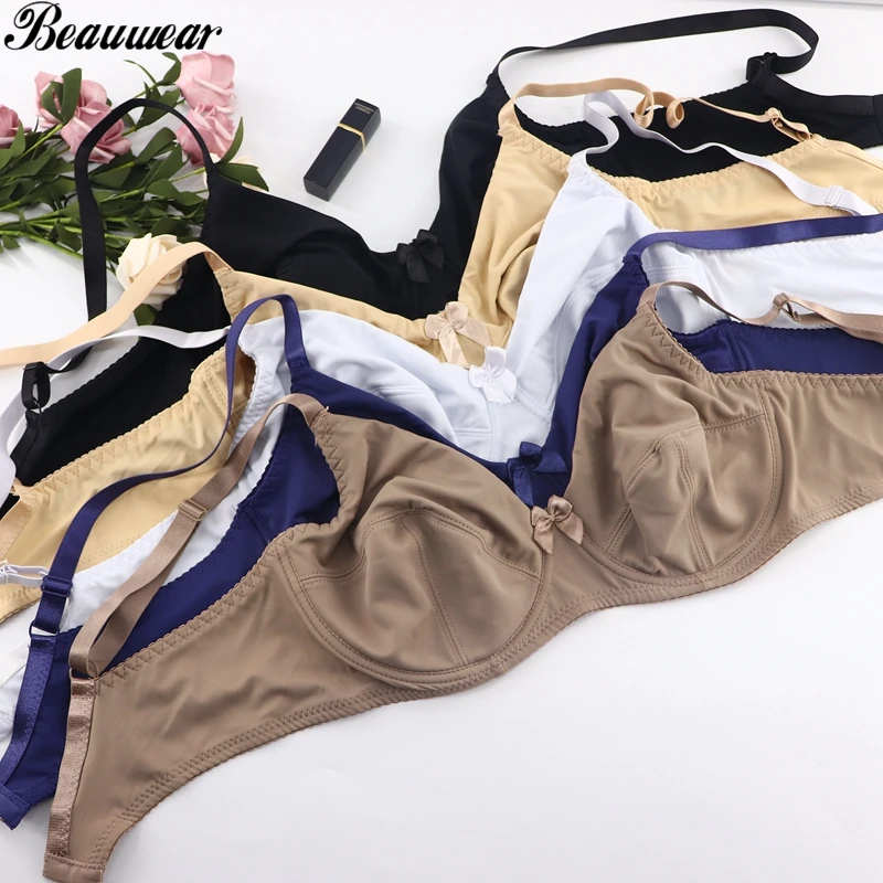 Beauwear Для женщин удобные бюстгальтеры с v образным вырезом полный охват без
