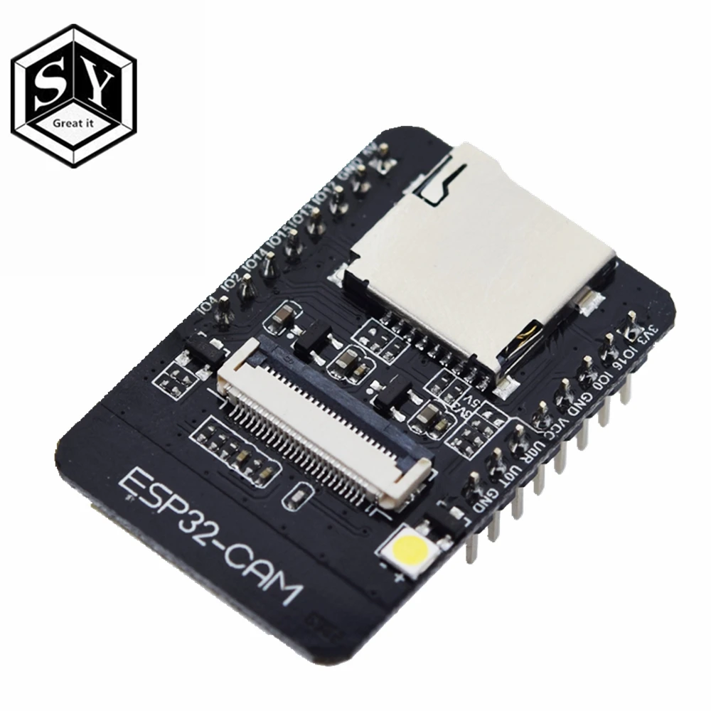 1 шт. Great IT ESP32-CAM WiFi+ модуль Bluetooth модуль камеры макетная плата ESP32 с модулем камеры OV2640 2MP для Arduino