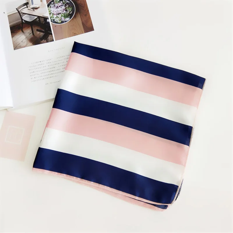 

New 1PC Kerchief Women Printing Scarf Waiter Flight Faux Silk slytherin fairy tail Square Business Scarves Imitate gift