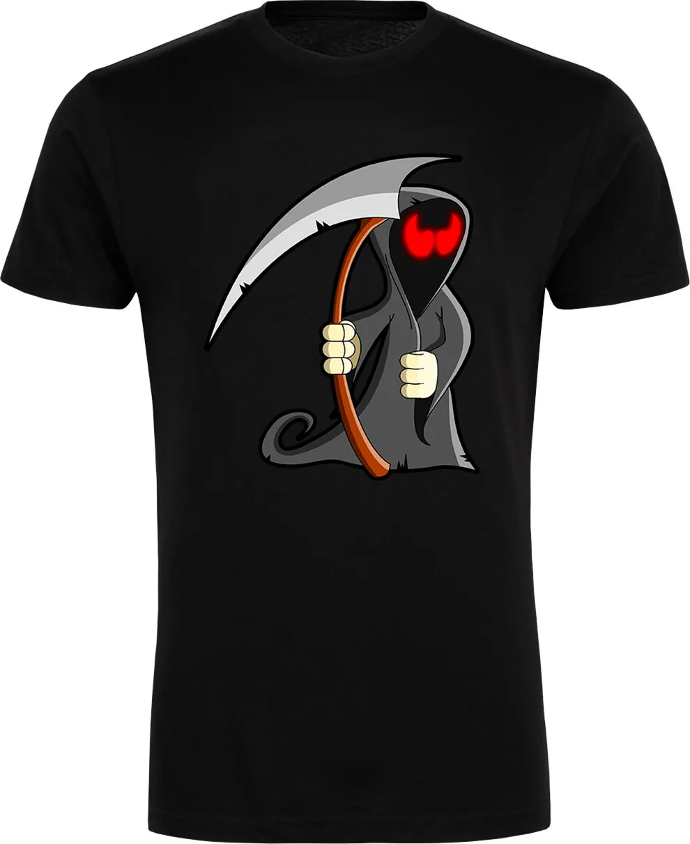 

Horrible Reaper T-Shirt-Holiday Gift Gift Creepy Fun Fashion Round Neck Tee Shirt