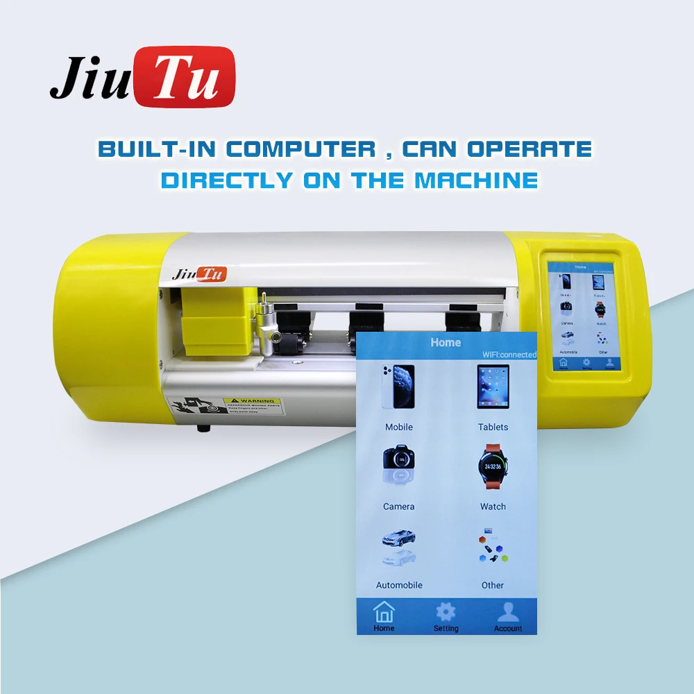 Мобильный телефон защитная пленка для экрана Резак плоттера машина тпу плёнка