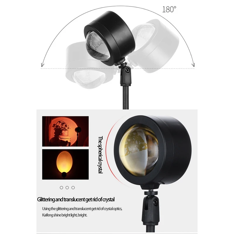 

Projection Atmosphere Lamp Night Lights,360 degree Rotation USB Projector Photography LED Lamps for Bedroom Home