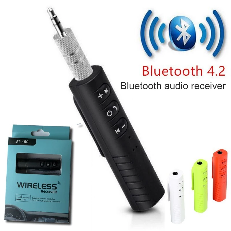 Автомобильный bluetooth-адаптер, мини bluetooth-приемник, 3,5 мм разъем, Bluetooth, автомобильный комплект, музыкальный аудиоприемник для акустических гарнитур Z2