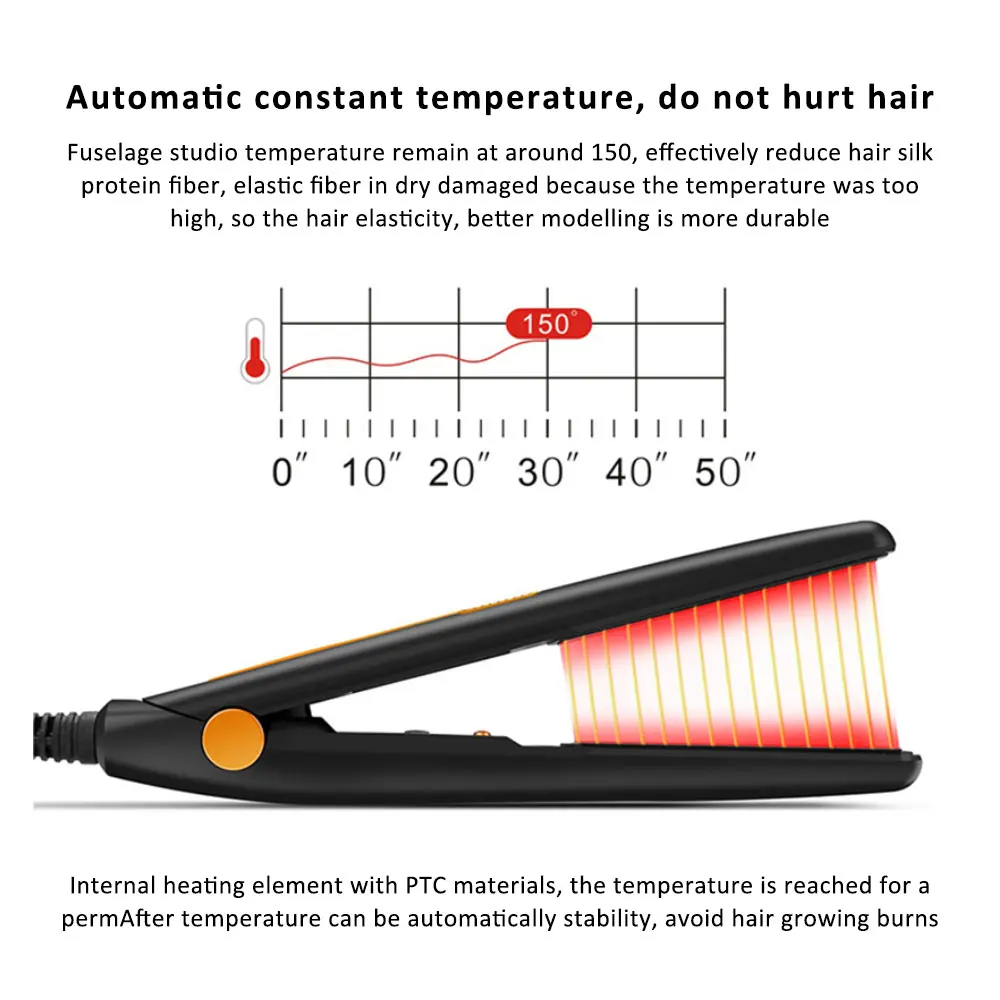 2 в 1 утюжок для выпрямления волос с термостатом | Красота и здоровье