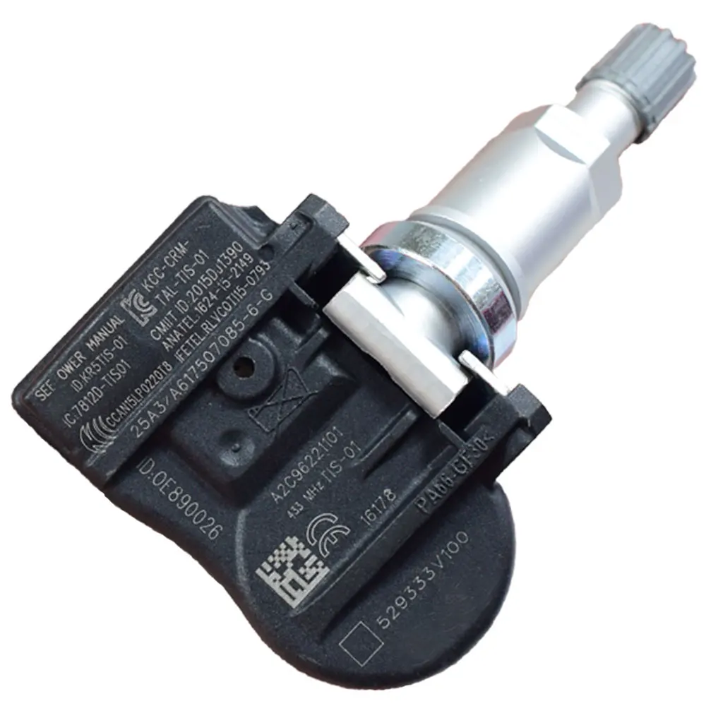 1Pcs New Car TPMS Sensor Tire Pressure Monitor System For Hyundai iX350 Asuna Sunrunner 433Mhz 52933-3V100 529333V100 | Автомобили и