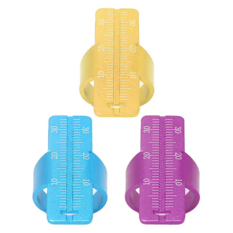 Эндододонтический измерительный прибор рулетка для пальцев из алюминиевого