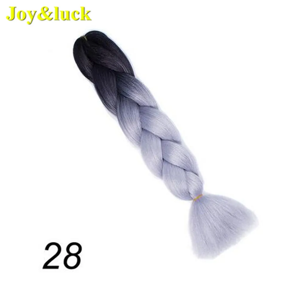 Длинные Синтетические косички Joy & luck Fahion длиной 24 дюйма волосы для плетения