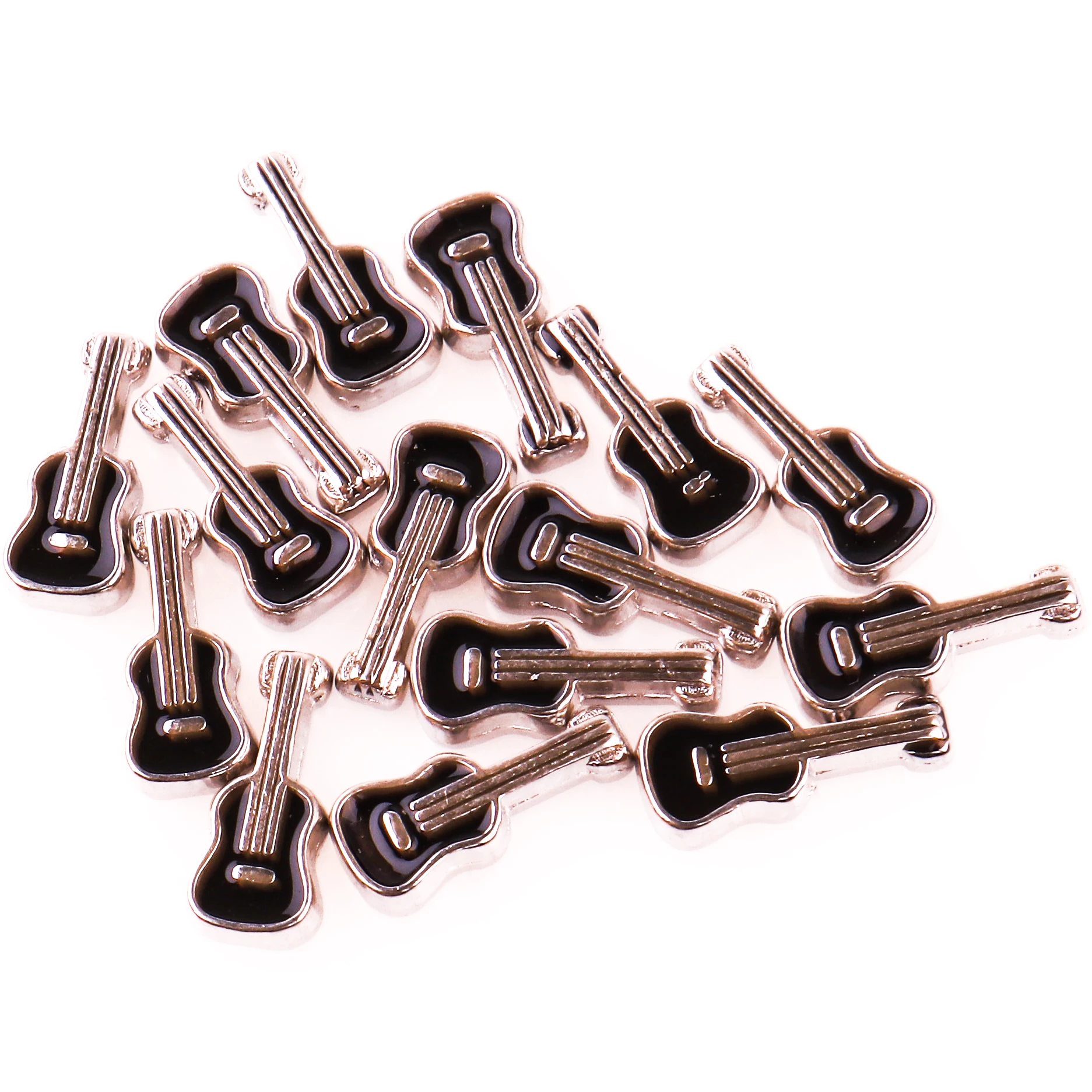 20 шт./лот F723 музыкальные металлические скрипки плавающие амулеты живой памяти