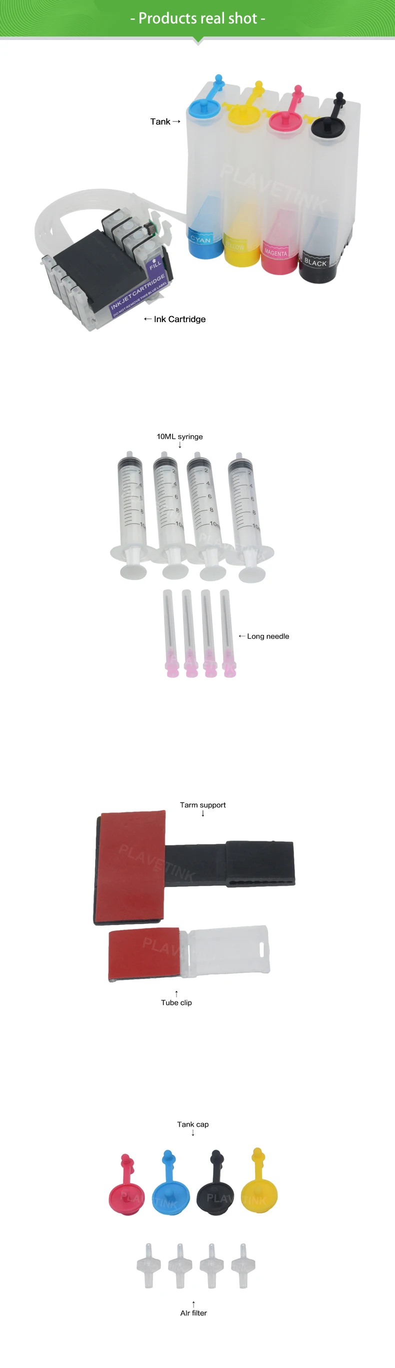 Plavetink 16 XL T16 T1631 непрерывной подачи чернил Системы ciss для epson WF-2750 WF-2650 WF-2750DWF WF2750 WF 2650 2660 принтер