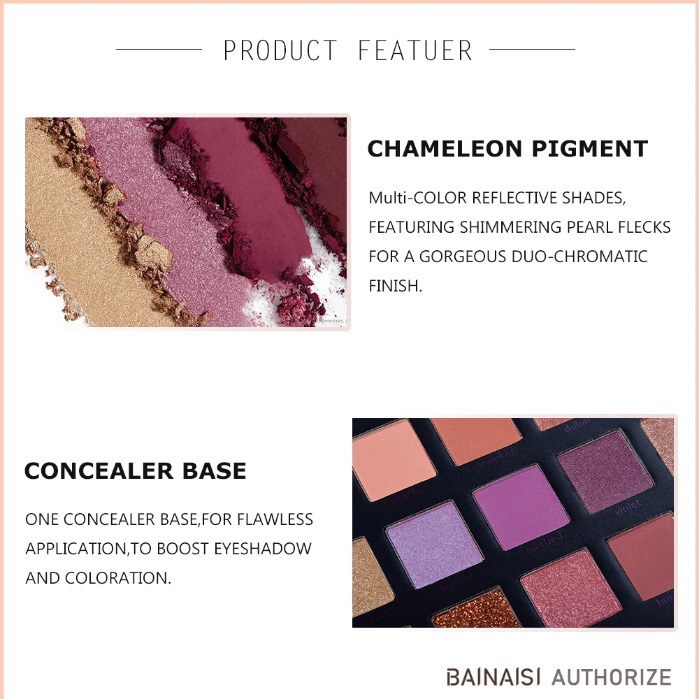 BEAUTY GLAZED18 цвета палитра для макияжа Тени век легко носить тени натуральные