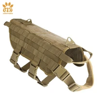tactical dog harness outdoor combat training dog vest large medium sized dog military equipment 600d waterproof nylon fabric