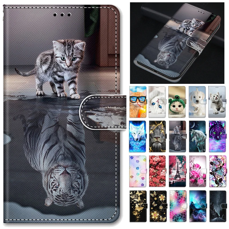 Для LG Q60 Чехол кожаный флип чехол для Coque Q70 Q6 Q 60 70 Fundas кошелек телефона s держатель