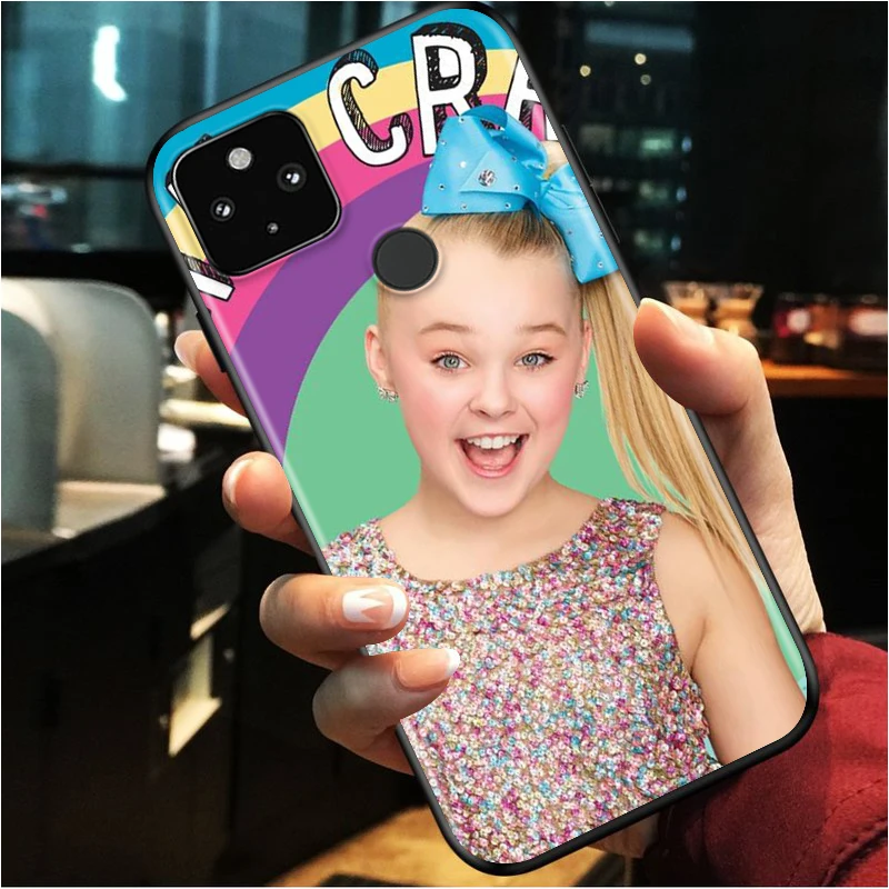 

Cute Jojo Siwa Shockproof Cover for Google Pixel 5 4 4A XL 5G Black Phone Case Shell Soft Fundas Coque Capa