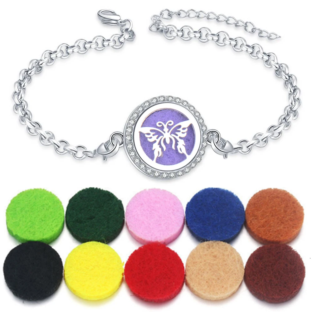 Браслет для ароматерапии регулируемый браслет с эфирными маслами | Украшения и