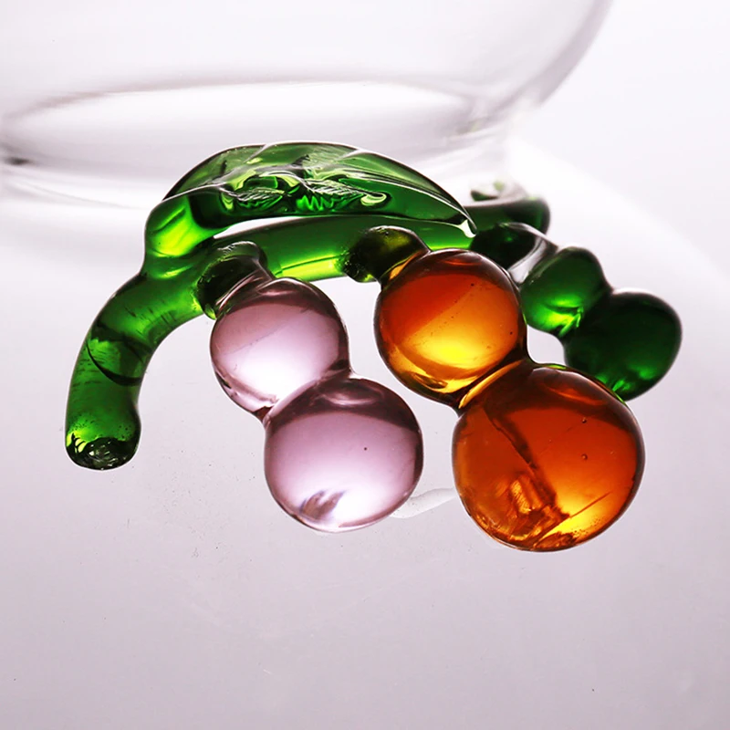 

Large capacity 3000ml gourd shaped home bar lead-free glass whiskey decanter for Liquor Scotch Bourbon 1223-04