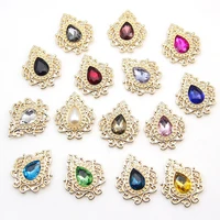 new 10 pcsset style peacock drop crystal sewing accessories decoration holiday wedding diy handmade diamond fashion design
