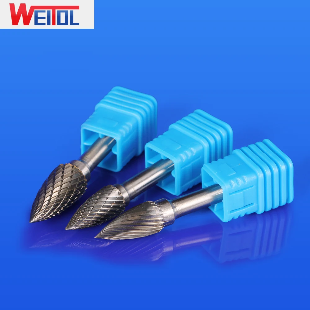 WeiTol 1 шт. 1/4 дюйма 6 мм вольфрамовые карбидные заусенцы режущие сверла тип G