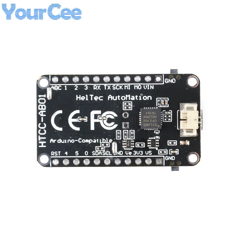 Макетная плата модуля CubeCell ASR6501 433/868 МГц Cortex-M0 SX1262 LoRaWAN управления узлом AT для Arduino |
