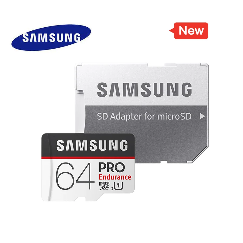 SAMSUNG карты памяти Micro SD PRO выносливость 100MBs 128 ГБ 64 ГБ 32 ГБ SDXC SDHC Class 10 C10 UHS-I trans Flash Microsd андурино - Capacity: 64G Add Adapter