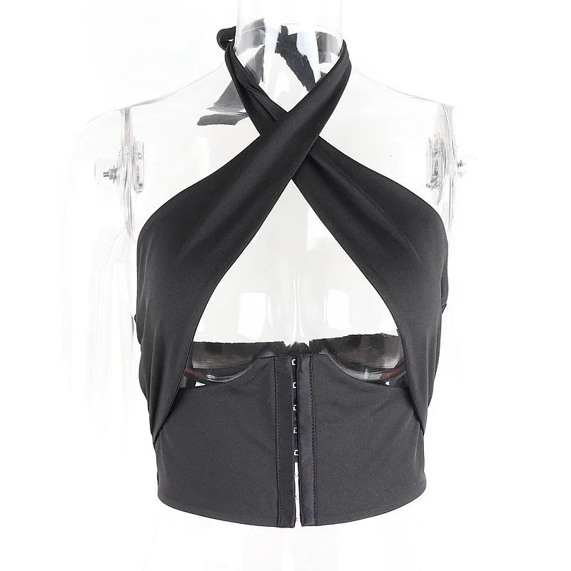 Женский однобортный корсет топ пикантная уличная одежда повседневный