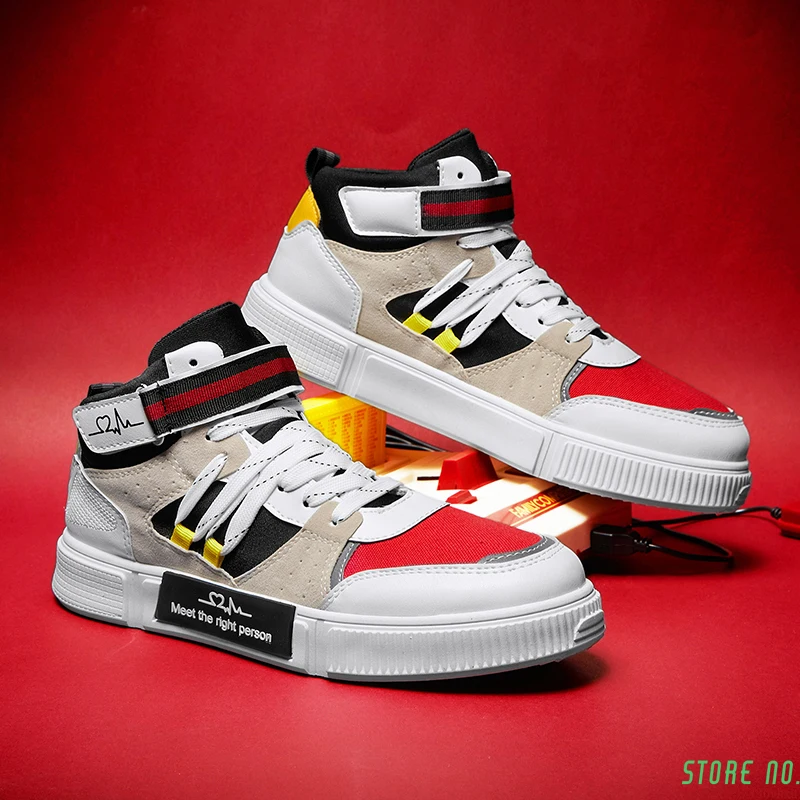 

Newest Fashion Men Casual Shoes Couple Outdoor Lace Up Board Shoes BreathableLightweight Comfortable Personality Sneakers