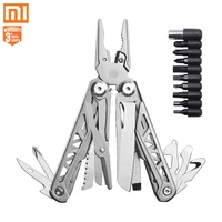 mijia youpin outdoor multitool plier cable wire cutter hrc78k camping stainless steel folding knife pliers hand tool