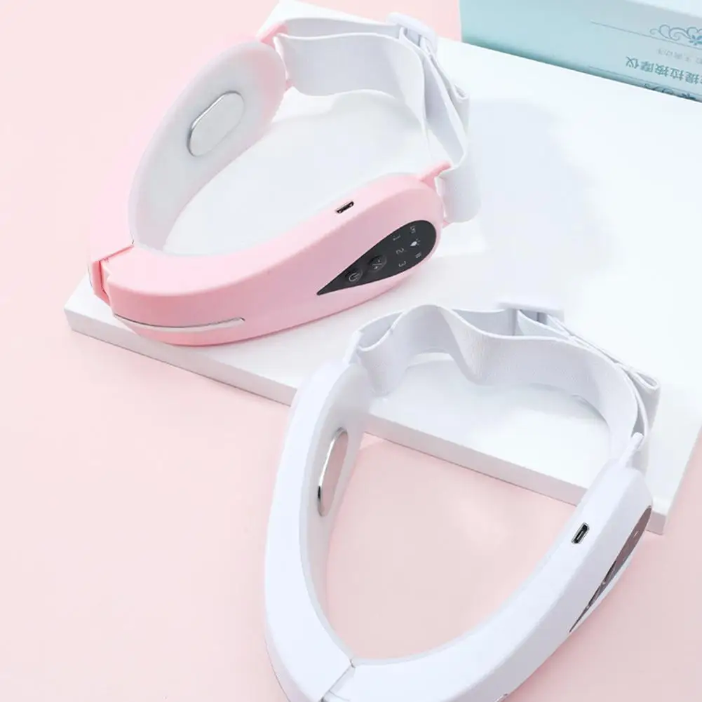 

Beauty Instrument Massage Face Lifting Face EMS Micro Current Red And Blue Massage Instrument V Face Instrument